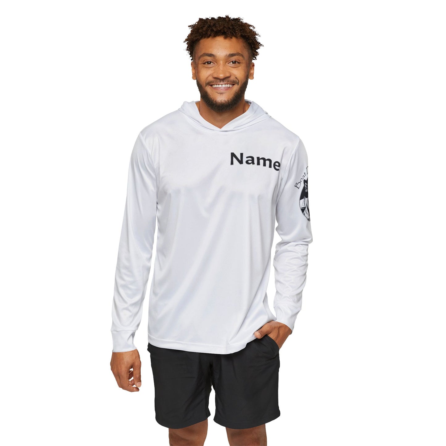 Customized White Sun Protective Hooded Long Sleeve