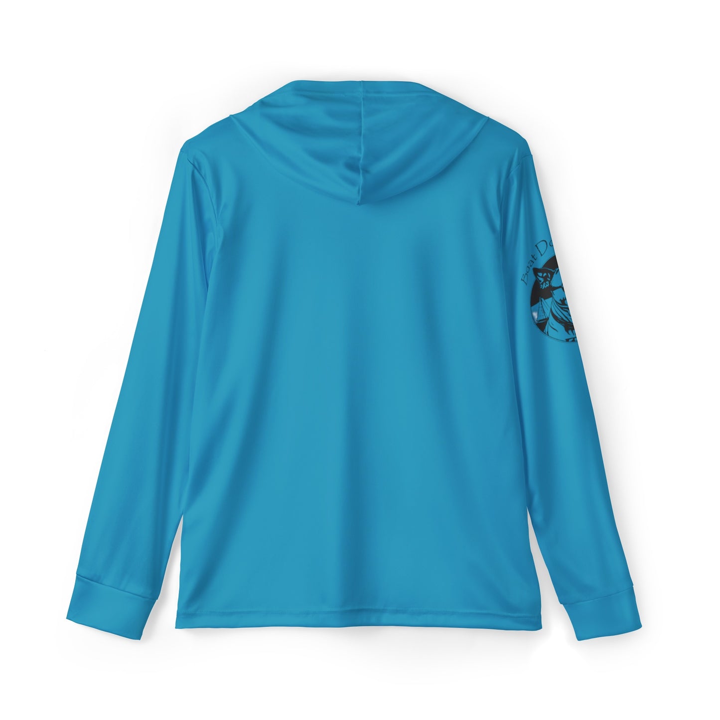 Turquoise Sun Protective Hooded Long Sleeve