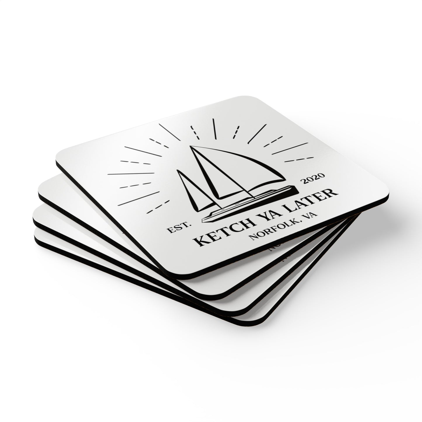 Customized Corkwood Coaster Set