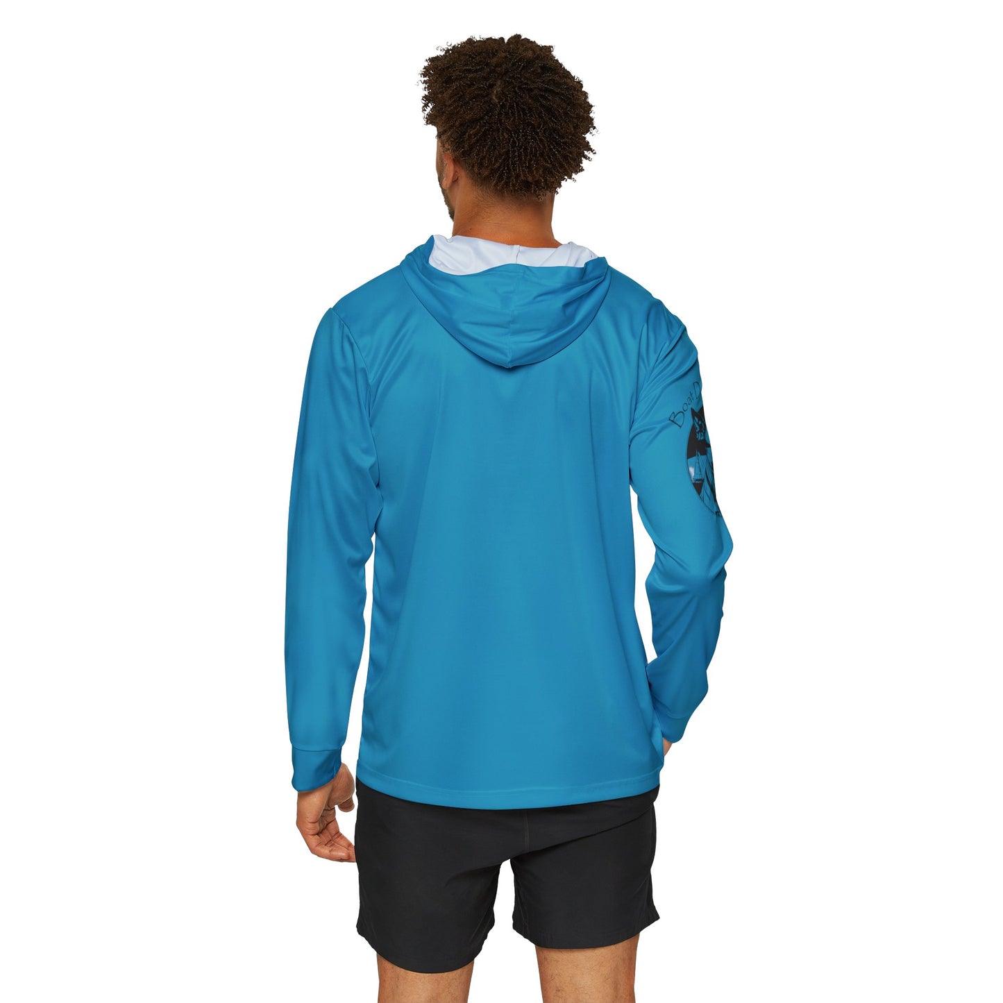 Turquoise Sun Protective Hooded Long Sleeve